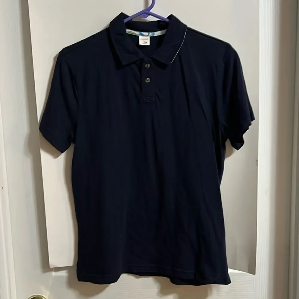 Gymboree size 14 youth boys navy blue polo.